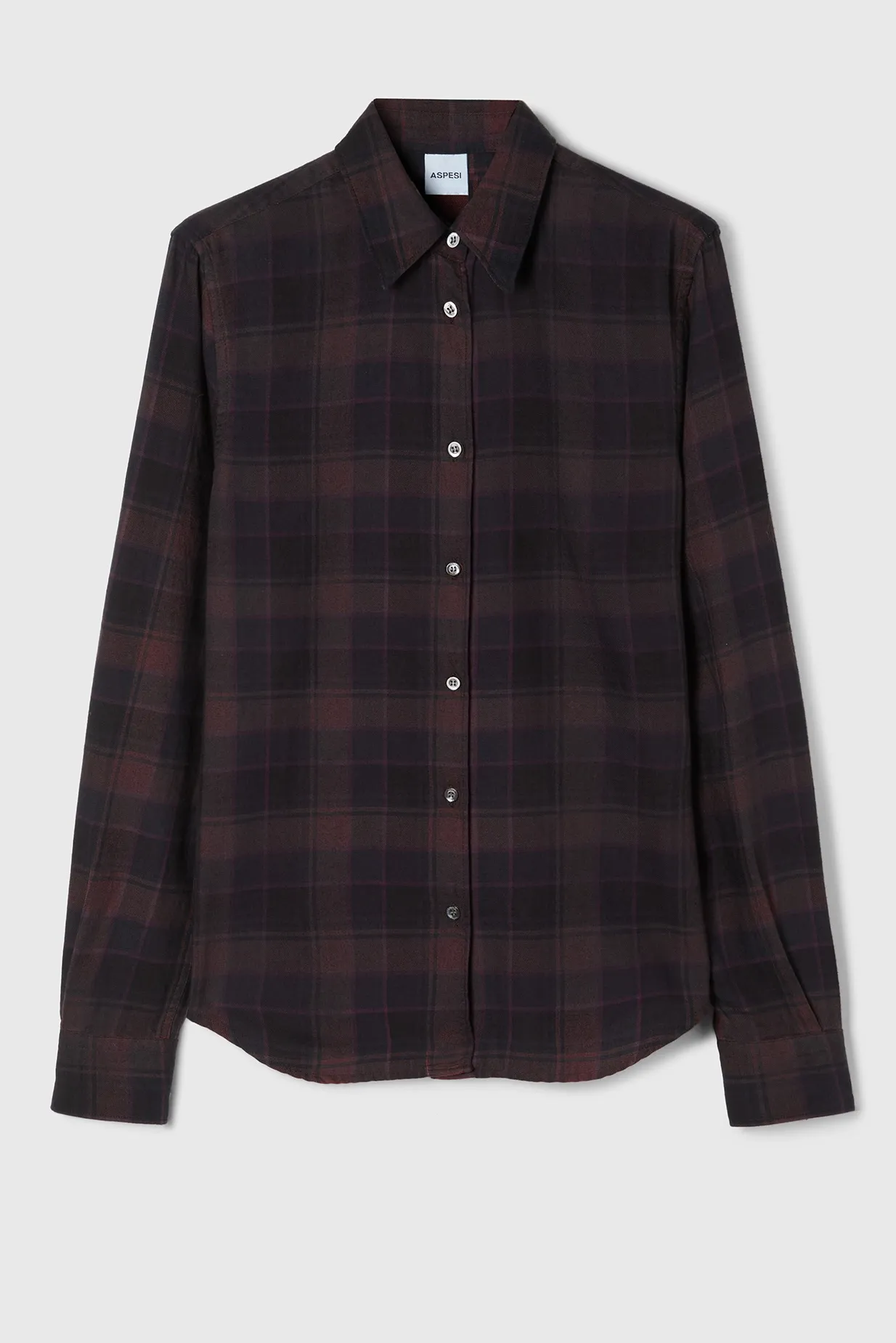 ASPESI Checked Madras-Flannel Blouse  