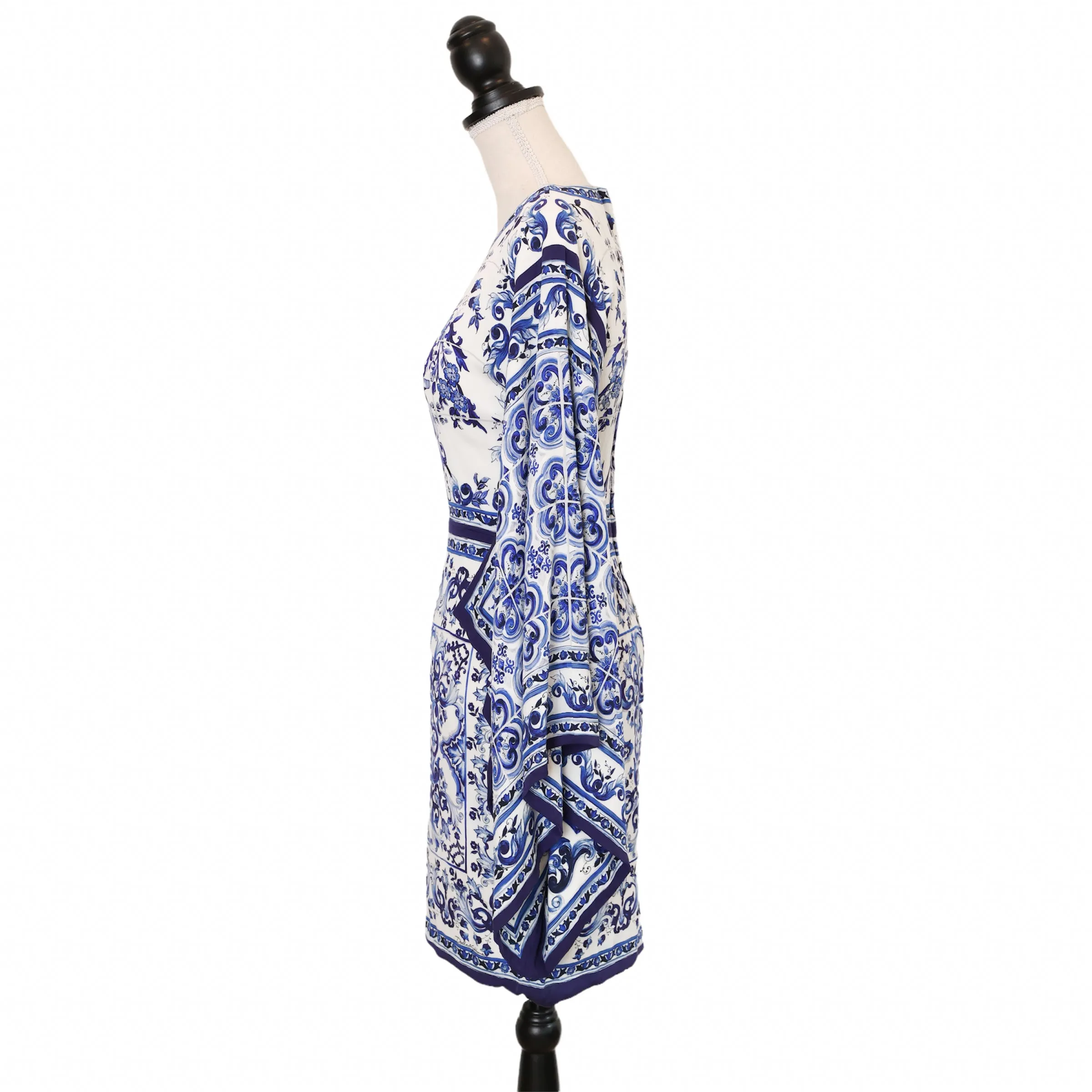Dolce&Gabbana Minikleid mit Majolica-Print