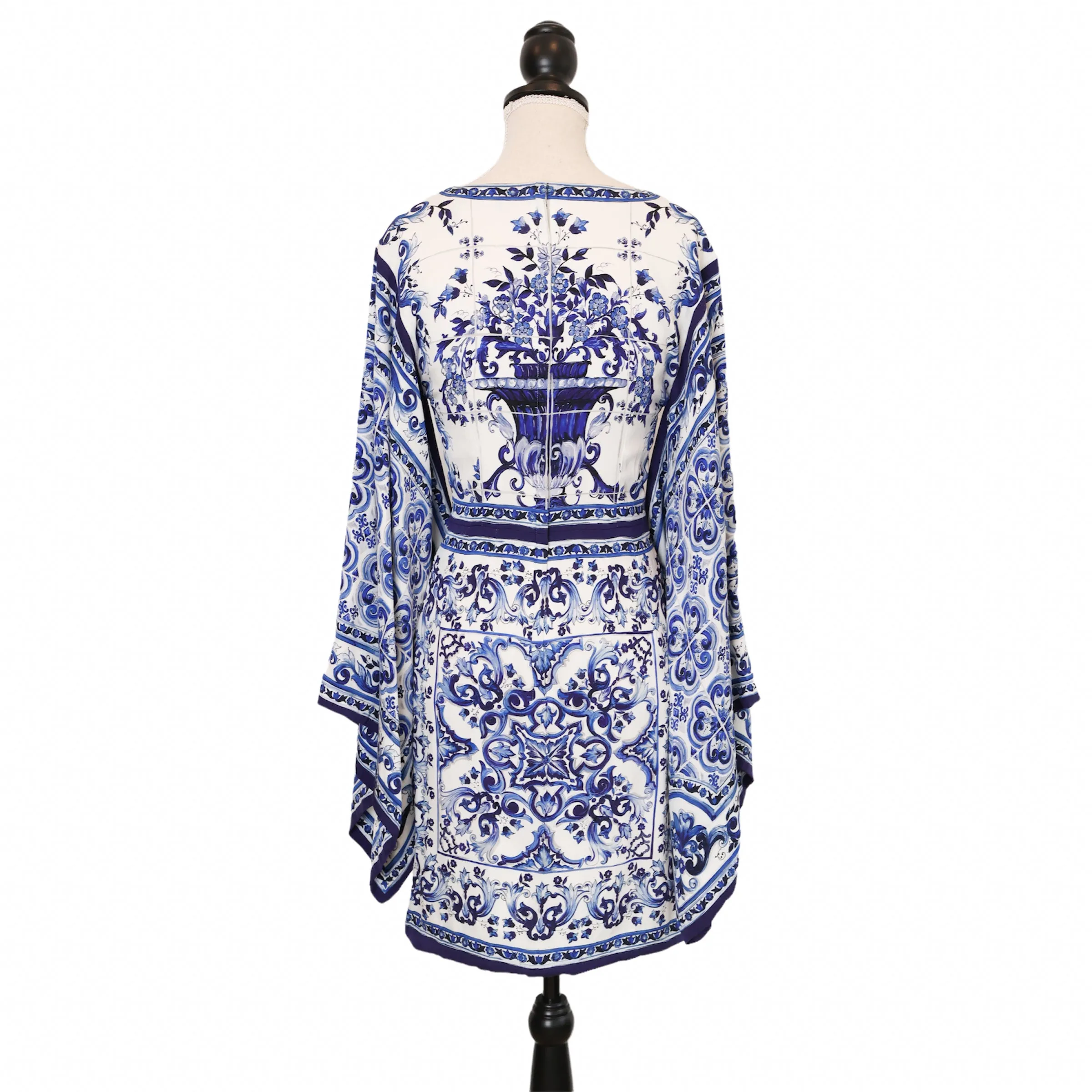 Dolce&Gabbana Minikleid mit Majolica-Print