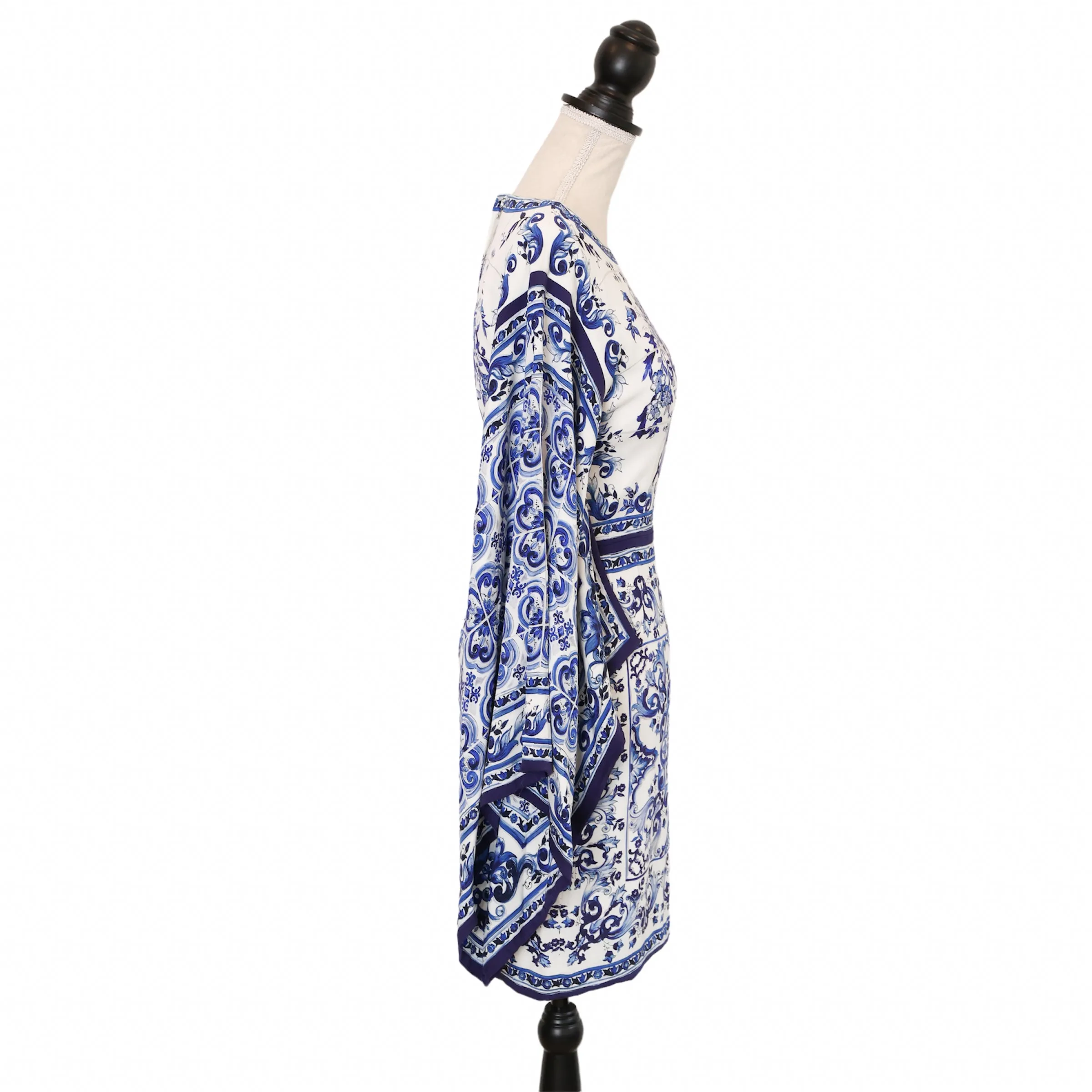 Dolce&Gabbana Minikleid mit Majolica-Print