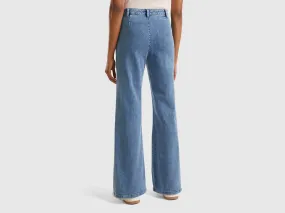 Jeans flare mit Reißverschluss