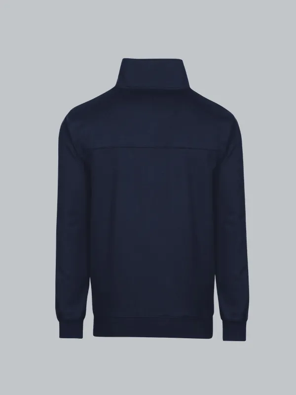 Sweatshirt mit Reißverschluss Navy